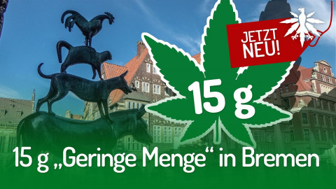 15 Gramm „Geringe Menge“ in Bremen | DHV-Audio-News #241